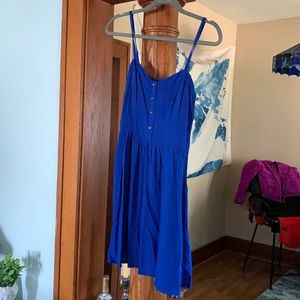 Express blue sundress with pockets